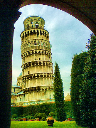Campanile, leaning tower, Pisa 23 Oct 2007 (Sony Ericsson w800i)