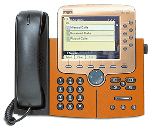 Orange + Copper - Cisco Unified IP Phone