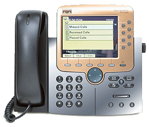 Silver & Copper - Cisco Unified IP Phone