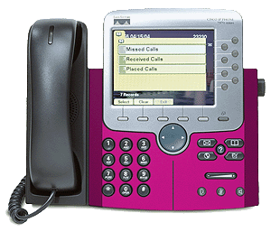 Pink - Cisco Unified IP Phone